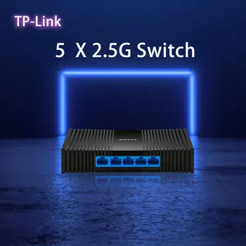 TP-Link 5-Poort 2.5 Gbps Ethernet Switch 2500M Netwerk RJ45 Plug&Play Netwerk Hub Internet Splitter 1G Schakelaars