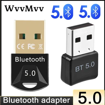 WvvMvv draadloze USB-BT5.0-Adapter 5.0 Ontvanger 5.0 Dongle Hoge Snelheid-Zender draadloze USB-Adapter Voor Laptop PC Computer